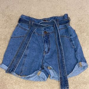 Denim shorts